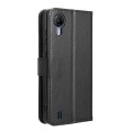 For Cricket Debut S2 U380AC Diamond Texture Leather Phone Case(Black)