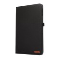 For Honor Pad 9 Fabric Texture Horizontal Flip Leather Tablet Case(Black)