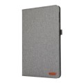 For Honor Pad 9 Fabric Texture Horizontal Flip Leather Tablet Case(Gray)