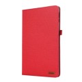 For Honor Pad 9 Fabric Texture Horizontal Flip Leather Tablet Case(Red)