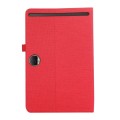 For Honor Pad 9 Fabric Texture Horizontal Flip Leather Tablet Case(Red)