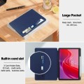 For Lenovo Tab M11/ Xiaoxin Pad 11 2024 Ultimate Pure Color Leather Smart Tablet Case(Dark Blue)