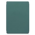 For Lenovo Tab M11/Xiaoxin Pad 11 2024 360 Rotation Transparent Smart Leather Case(Dark Green)