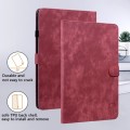 For Amazon Kindle Paperwhite 5  2023 2024 Tiger Pattern Flip Leather Tablet Case(Red)