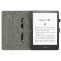 For Amazon Kindle Paperwhite 5  2023 2024 Tiger Pattern Flip Leather Tablet Case(Dark Green)