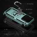 For Xiaomi 14 Pro Shockproof TPU + PC Phone Case with Holder(Dark Green)