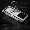 For Xiaomi 14 Shockproof TPU + PC Phone Case with Holder(Silver)