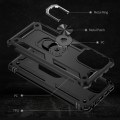 For Xiaomi Poco F5 5G / Redmi Note 12 Turbo 5G Shockproof TPU + PC Phone Case with Holder(Black)