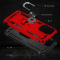 For Xiaomi Poco F5 5G / Redmi Note 12 Turbo 5G Shockproof TPU + PC Phone Case with Holder(Red)
