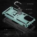 For Xiaomi Poco F5 5G / Redmi Note 12 Turbo 5G Shockproof TPU + PC Phone Case with Holder(Dark Green