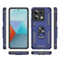 For Xiaomi Redmi Note 13 Pro 5G Shockproof TPU + PC Phone Case with Holder(Blue)
