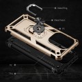 For Xiaomi Redmi Note 13 Pro 4G Shockproof TPU + PC Phone Case with Holder(Gold)