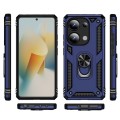 For Xiaomi Redmi Note 13 Pro 4G Shockproof TPU + PC Phone Case with Holder(Blue)