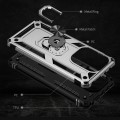For Xiaomi Redmi Note 13 Pro 4G Shockproof TPU + PC Phone Case with Holder(Silver)