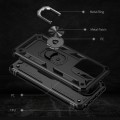 For Xiaomi Redmi Note 13 4G Shockproof TPU + PC Phone Case with Holder(Black)
