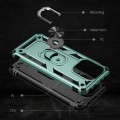 For Xiaomi Redmi Note 13 4G Shockproof TPU + PC Phone Case with Holder(Dark Green)