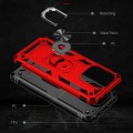 For Xiaomi Redmi Note 13 Pro+ 5G Shockproof TPU + PC Phone Case with Holder(Red)