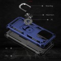 For Xiaomi Redmi Note 13 Pro+ 5G Shockproof TPU + PC Phone Case with Holder(Blue)