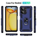 For Xiaomi Redmi 13C 4G/5G Shockproof TPU + PC Phone Case with Holder(Blue)