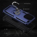 For Xiaomi Redmi 13C 4G/5G Shockproof TPU + PC Phone Case with Holder(Blue)