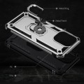 For Xiaomi Redmi 13C 4G/5G Shockproof TPU + PC Phone Case with Holder(Silver)