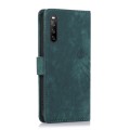 For Sony Xperia 10 III Orchid Butterfly Embossed Leather Phone Case(Green)