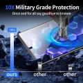 For Samsung Galaxy S24 Ultra 5G 3pcs 0.16mm 9H Nanoglass Fingerprint Unlock Screen Film with 2pcs Le