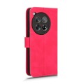 For OnePlus Ace 3 Skin Feel Magnetic Flip Leather Phone Case(Rose Red)