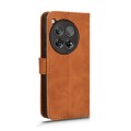 For OnePlus Ace 3 Skin Feel Magnetic Flip Leather Phone Case(Brown)