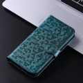 For Motorola Moto G Power 5G 2024 Honeycomb Dot Texture Leather Phone Case(Green)