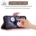 For Google Pixel 8 Rhombic Texture Flip Leather Phone Case with Lanyard(Pink)