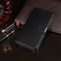 For CAT S75 idewei Crazy Horse Texture Leather Phone Case(Black)