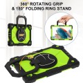 For Samsung Galaxy Tab A8 10.5 2021 Contrast Color Robot Silicone Hybrid PC Tablet Case(Black Yellow