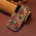 For Sony Xperia 1 IV Four Seasons Flower Language Series TPU Phone Case(Autumn Yellow)