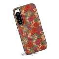 For Sony Xperia 5 IV Four Seasons Flower Language Series TPU Phone Case(Summer Red)