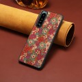 For Sony Xperia 5 III Four Seasons Flower Language Series TPU Phone Case(Summer Red)