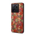 For Xiaomi 13T Pro / Redmi K60 Ultra Four Seasons Flower Language Series TPU Phone Case(Summer Red)