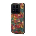 For Xiaomi 14 Pro Four Seasons Flower Language Series TPU Phone Case(Spring Green)