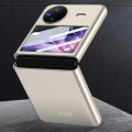 For vivo X Flip GKK Integrated Ultra-thin Full Coverage Flip Phone Case(Gold)