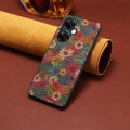 For OnePlus Ace 3 Four Seasons Flower Language Series TPU Phone Case(Spring Green)