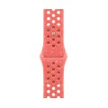 For Apple Watch SE 2023 44mm Coloful Silicone Watch Band(Orange Pink)