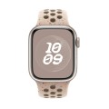 For Apple Watch Series 9 41mm Coloful Silicone Watch Band(Sandstone Brown)