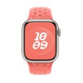 For Apple Watch Series 4 44mm Coloful Silicone Watch Band(Orange Pink)