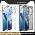 For Realme 12 Pro+ / 12 Pro imak Shockproof Airbag TPU Phone Case(Transparent Black)
