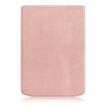 For PocketBook Verse Pro Solid Color Voltage Caster Leather Smart Tablet Case(Rose Gold)