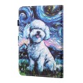 For Amazon Kindle Fire HD10 2023/2021 Coloured Drawing Stitching Smart Leather Tablet Case(Oil Paint