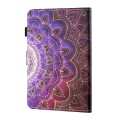 For Amazon Kindle Fire HD10 2023/2021 Coloured Drawing Stitching Smart Leather Tablet Case(Mandala F