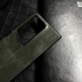 For Honor Magic V2 RSR Porsche Design Crazy Horse Pattern Folding Leather Phone Case(Green)