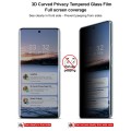 For Honor X50 5G imak 3D Curved HD Full Screen Anti-spy Tempered Glass Protective Film