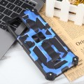 For Motorola Moto G 5G 2024 Camouflage Armor Kickstand TPU + PC Magnetic Phone Case(Dark Blue)